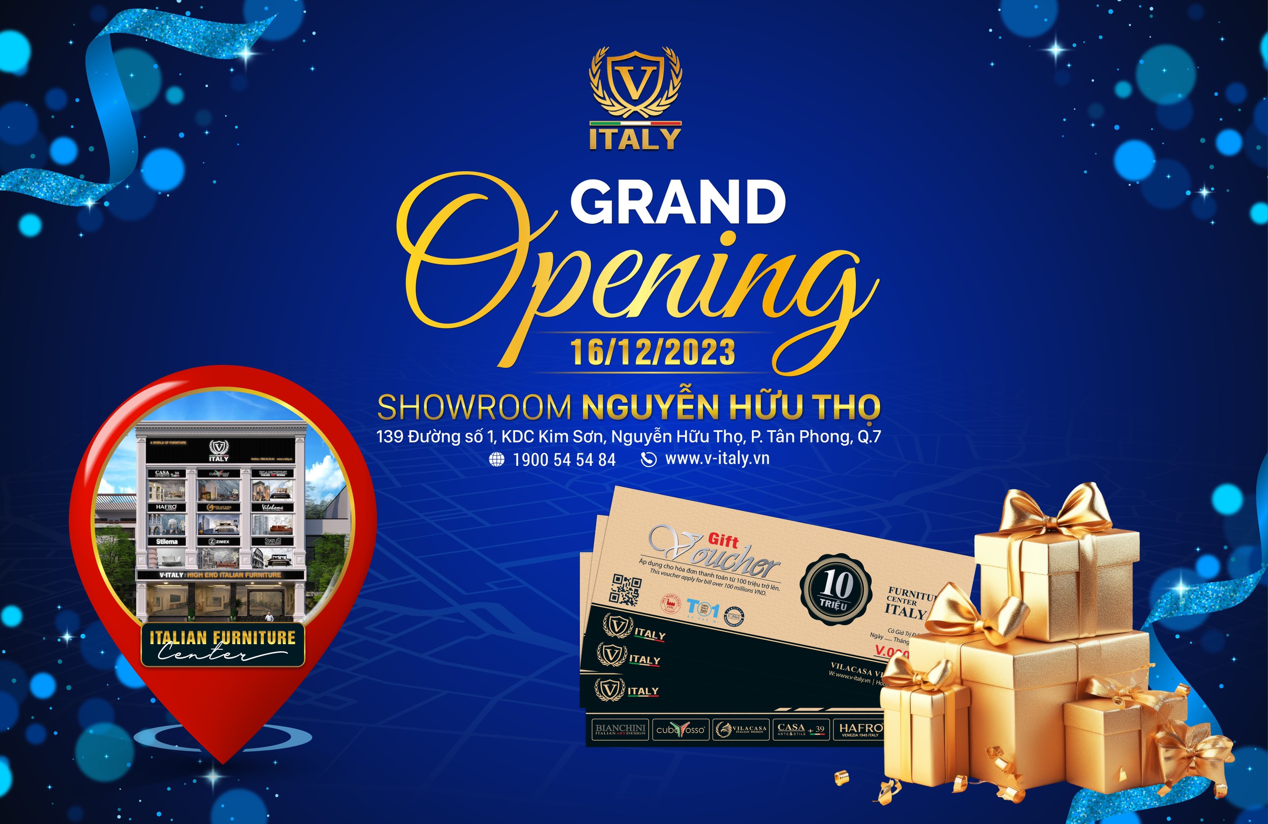 GRAND OPENING - SHOWROOM V-ITALY NGUYỄN HỮU THỌ